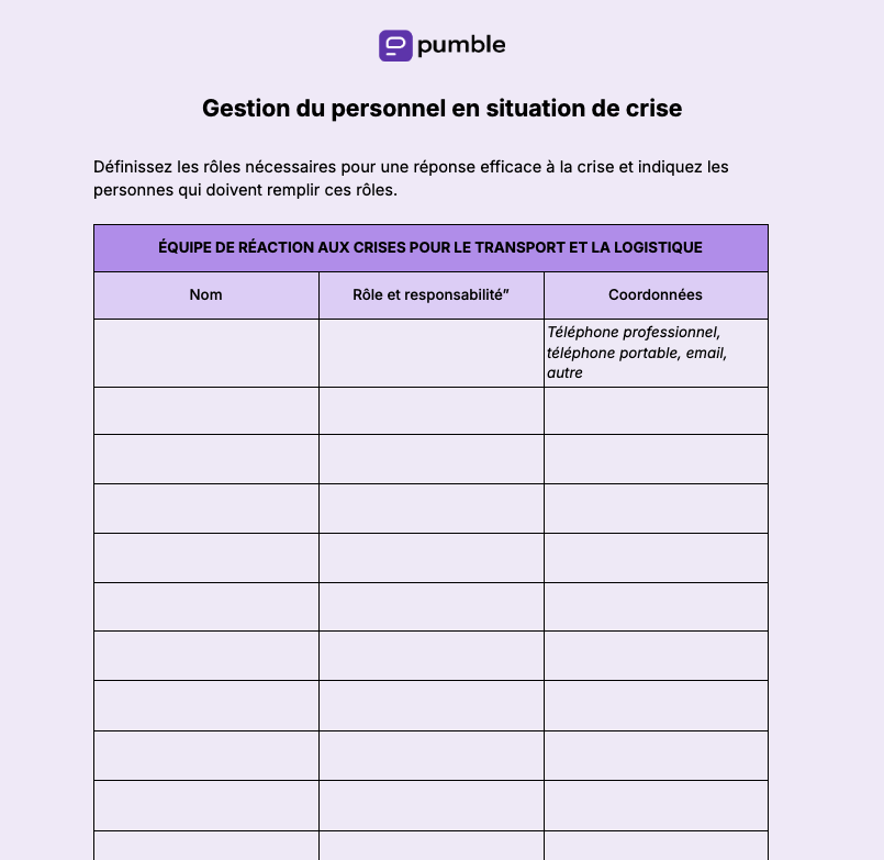 Communication de crise pour le transport et la logistique