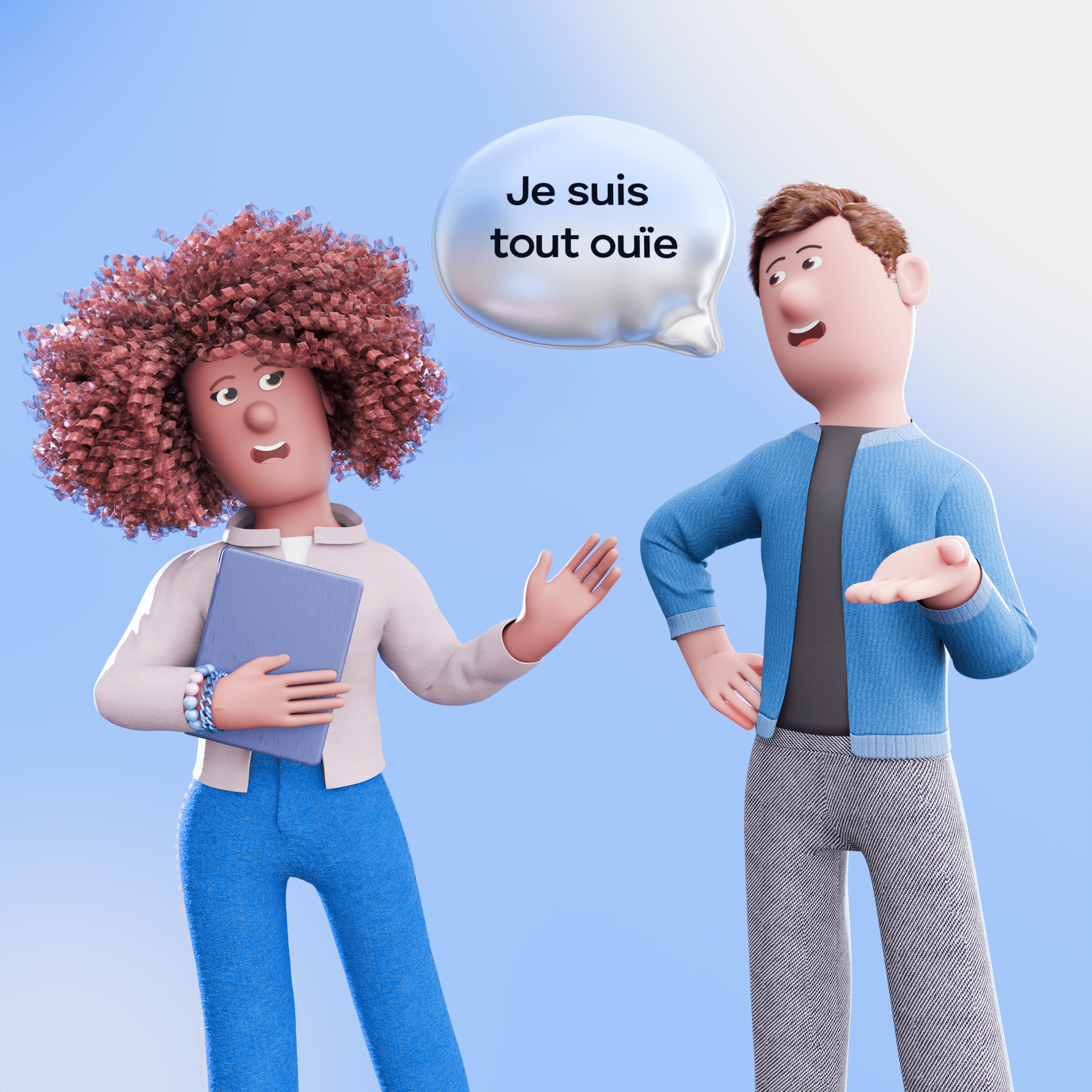 Je suis tout ouïe