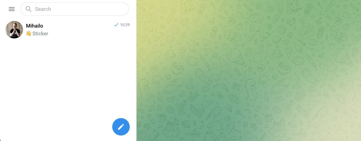 Telegram interface