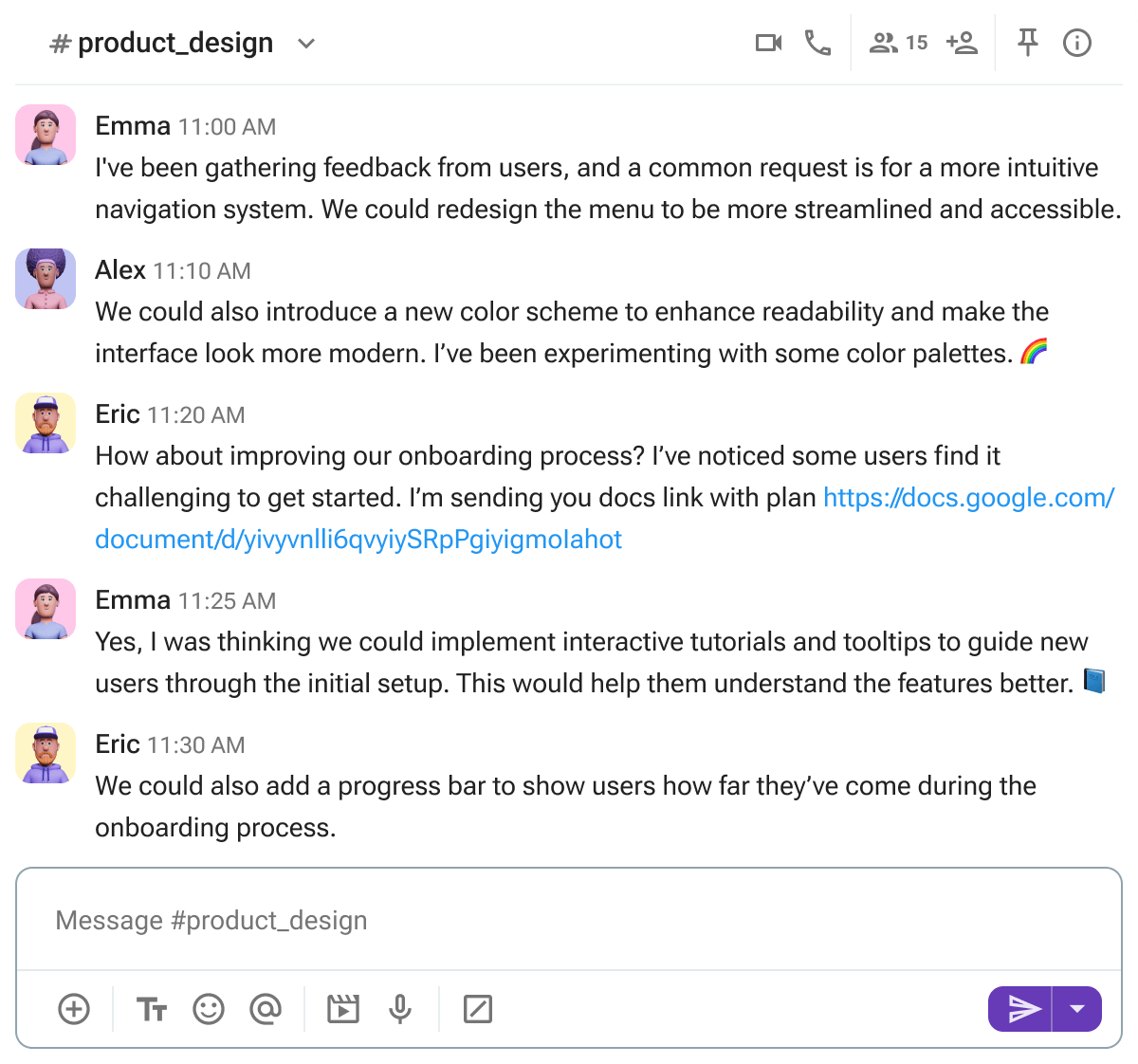 Review designs across teams until they are perfect