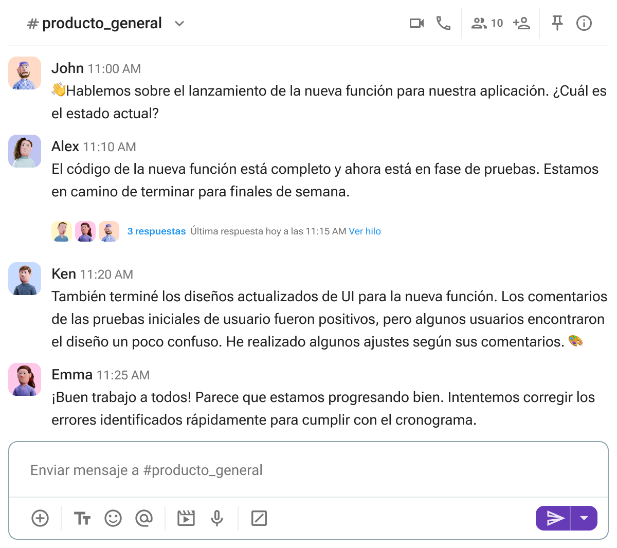 Gestiona la colaboración entre equipos en Pumble