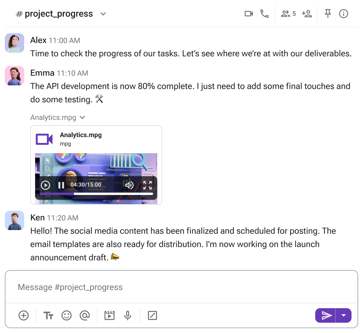 Make Pumble channels your reliable sources of truth for every project