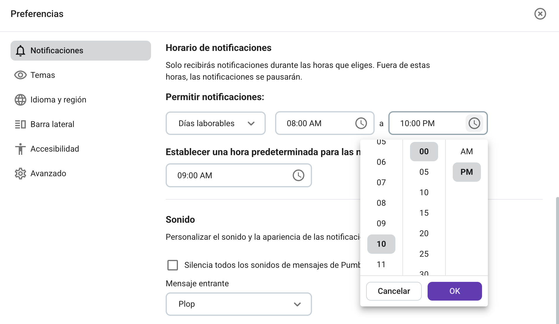 Personaliza las notificaciones en Pumble, una aplicación de comunicación útil para desarrolladores