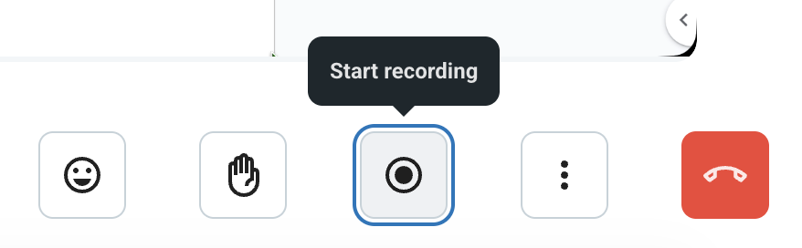 Start meeting recording in Pumble