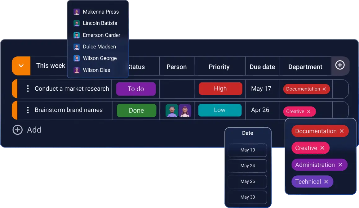 Use fields and enable workflow automation for teams in Plaky by CAKE.com