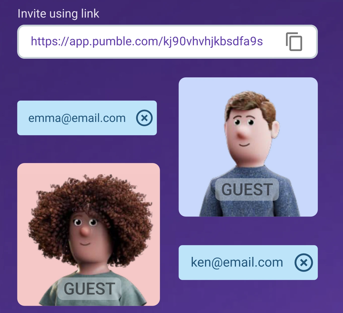 Use external meeting access in Pumble