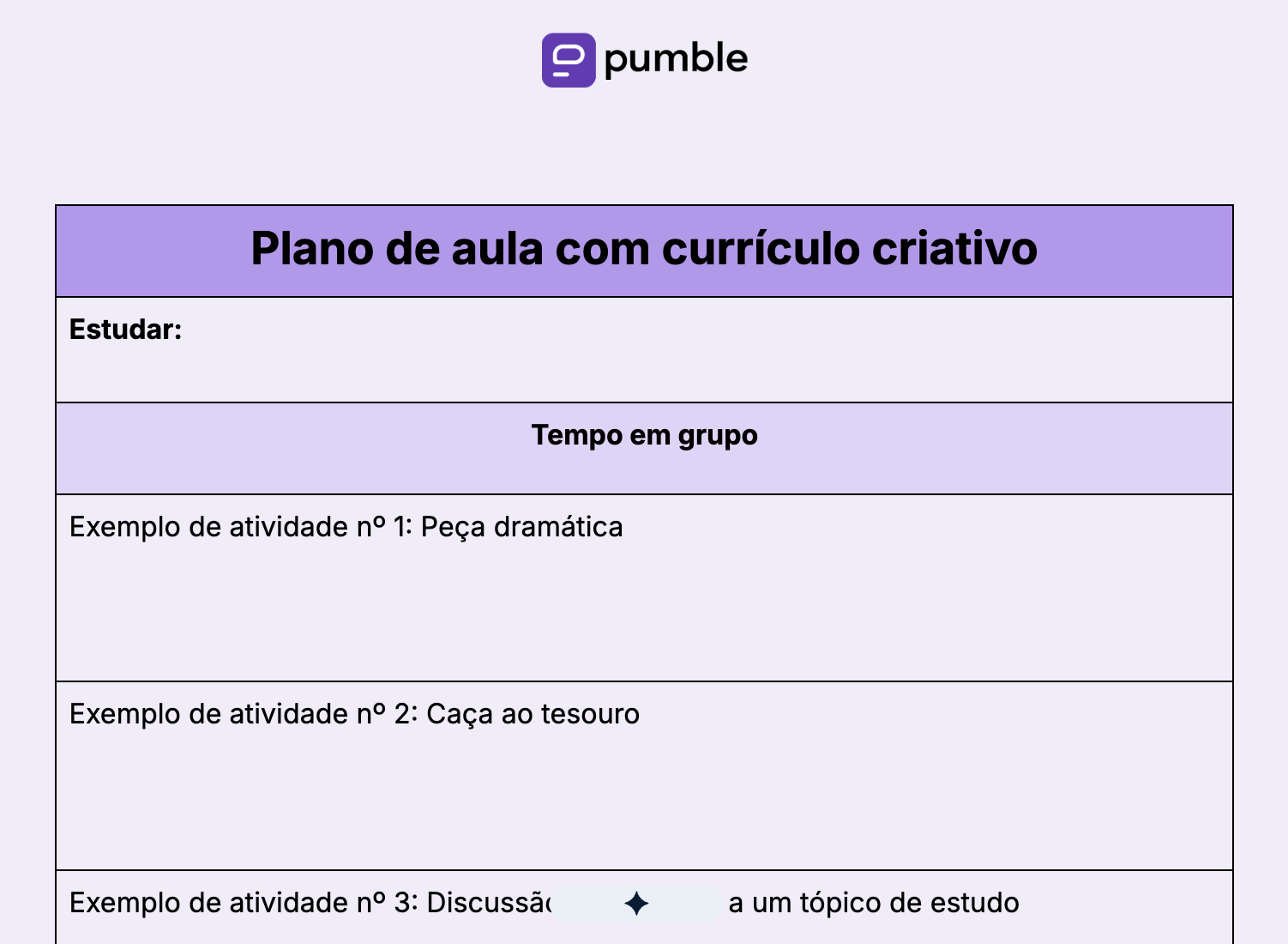 Creative curriculum lesson plan template