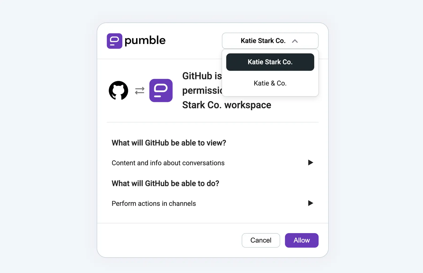 Authorizing the right workspace is a vital step