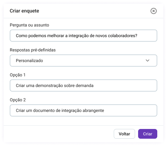 Run polls and surveys in Pumble