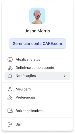 Atualize seu status no Pumble