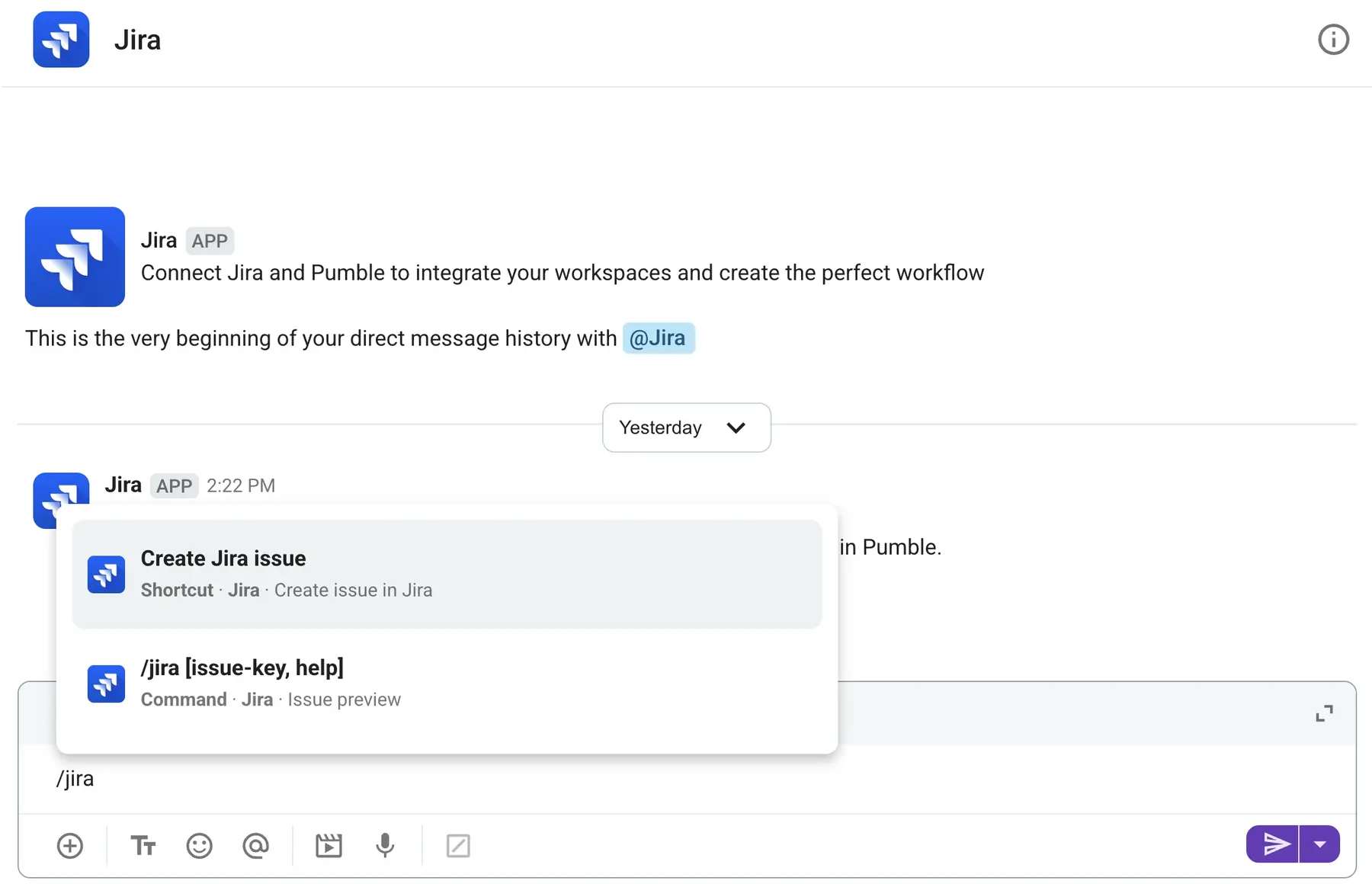 Slash commands are a quick way to interact with integrations