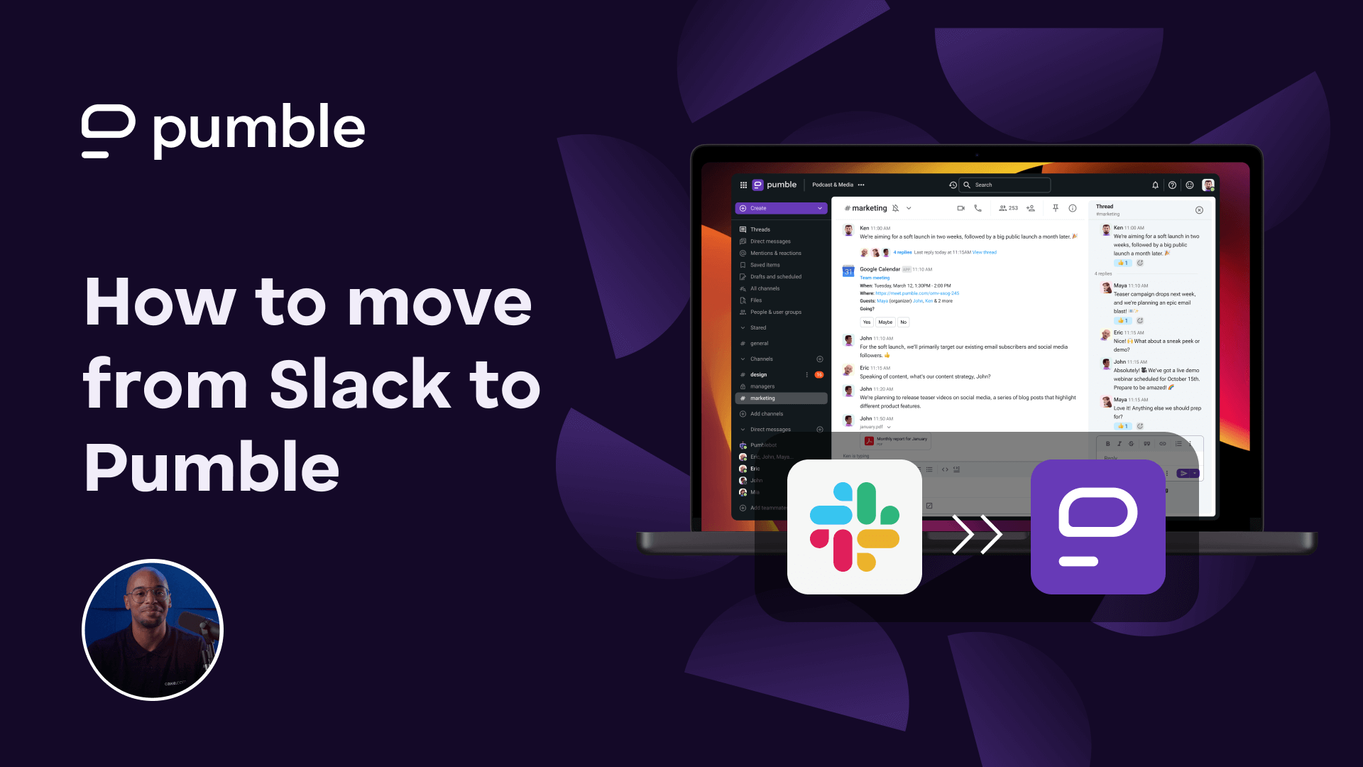 How to move from Slack to Pumble
