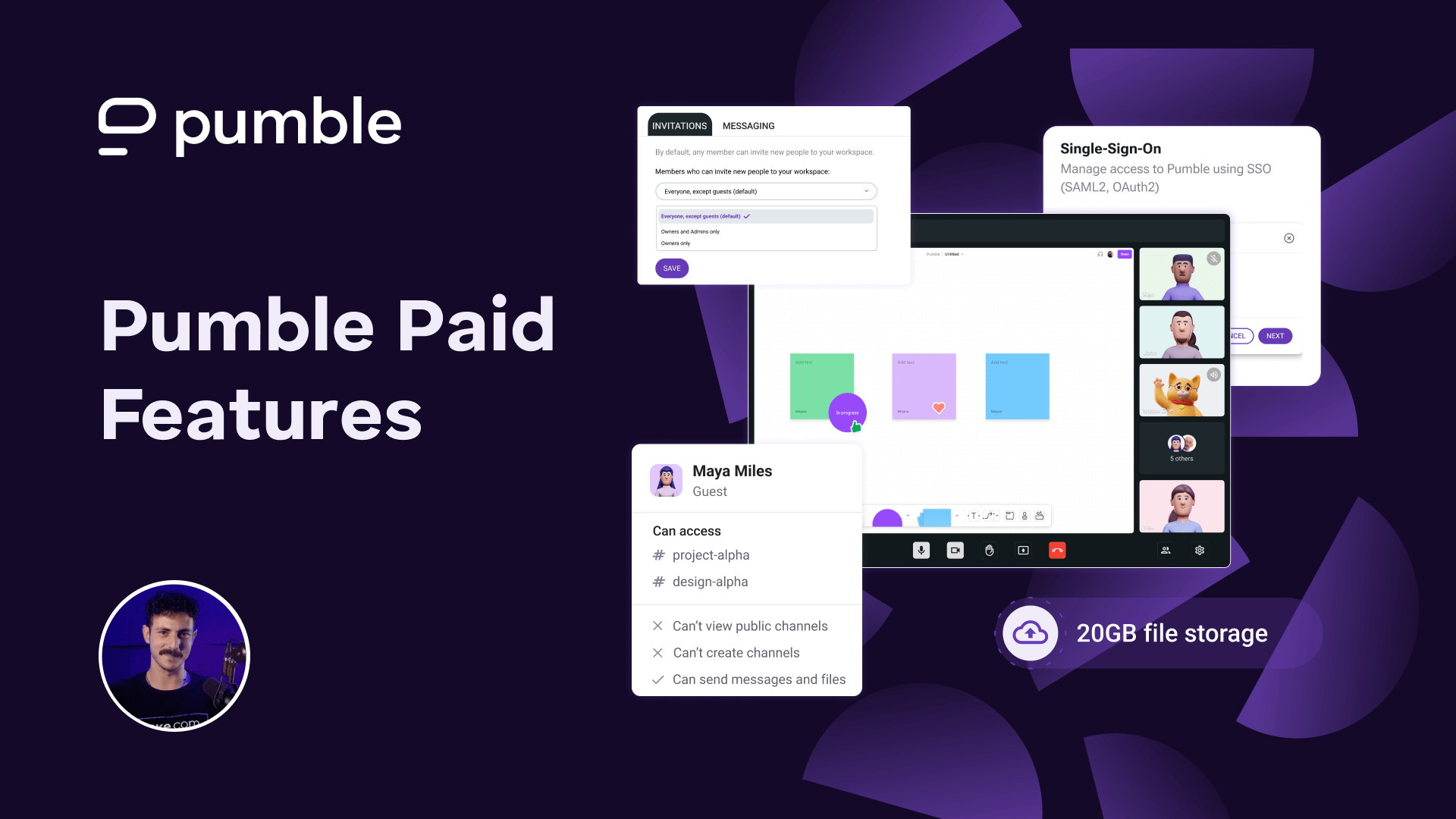 Pumble Paid features overview